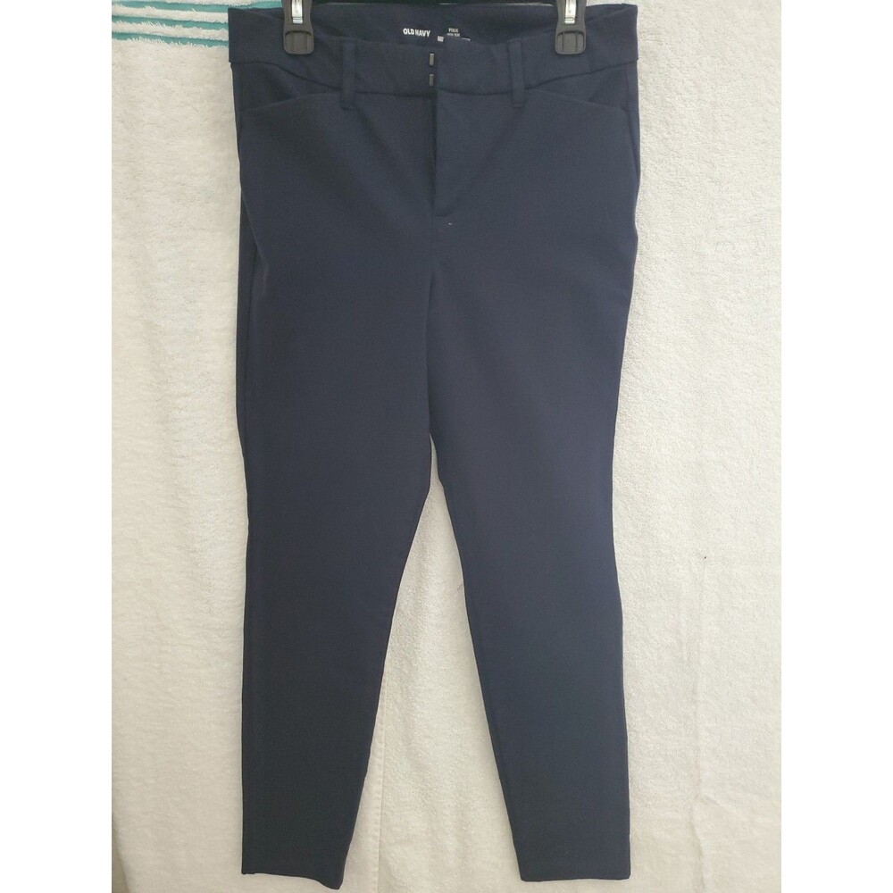 Old Navy Pixie High Rise Pants Navy 629563 Womens 14